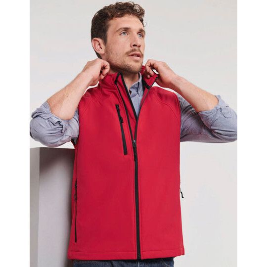 Men´s Softshell Gilet - titanium solid-569