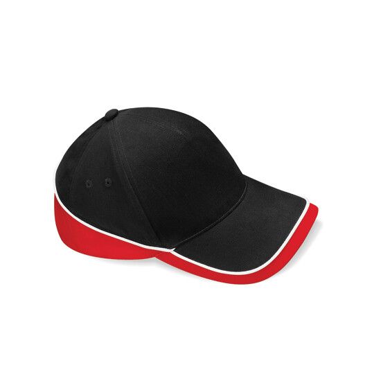 Teamwear Competition Cap - black - classic red - white-773