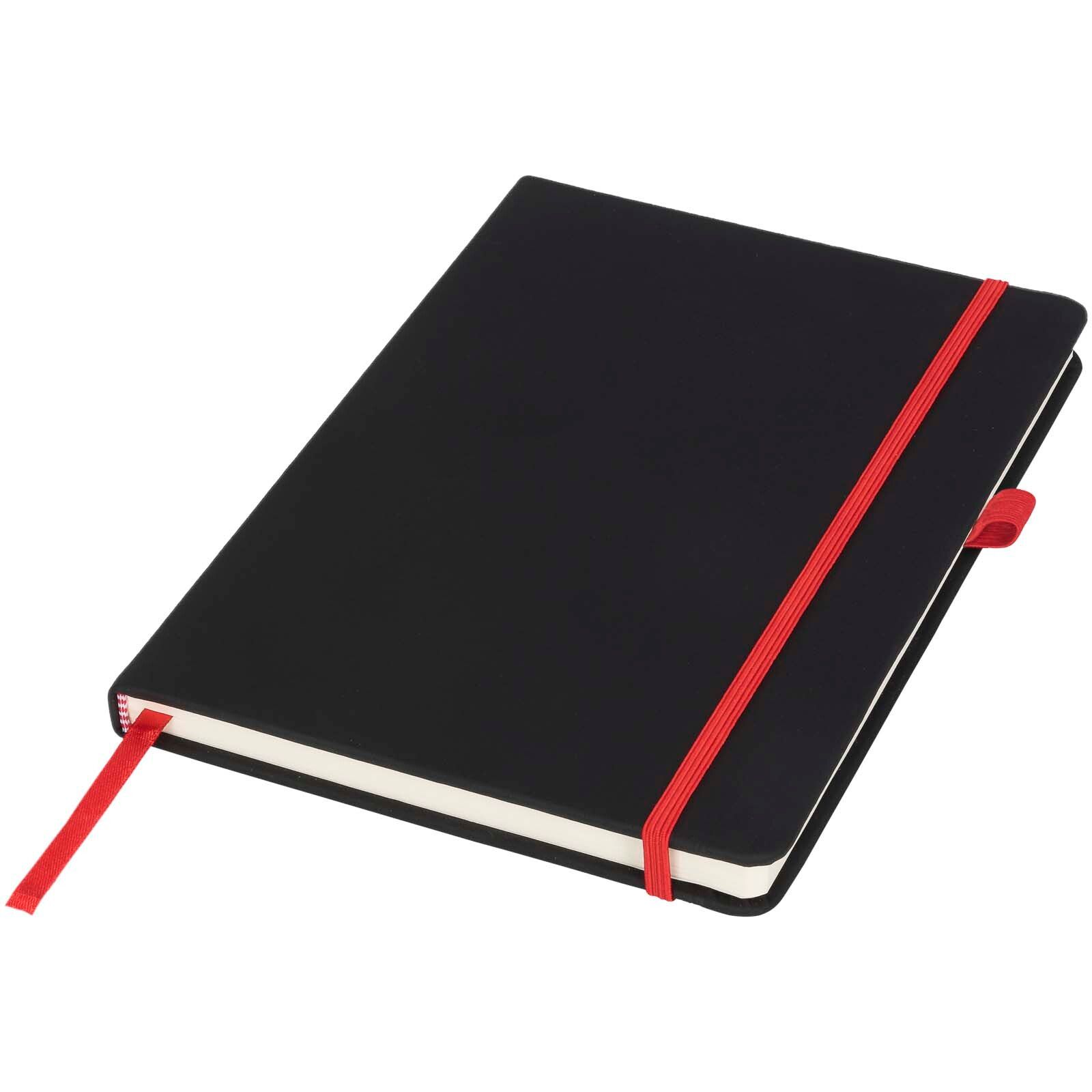 Noir A5 Notizbuch - schwarz -  rot-43