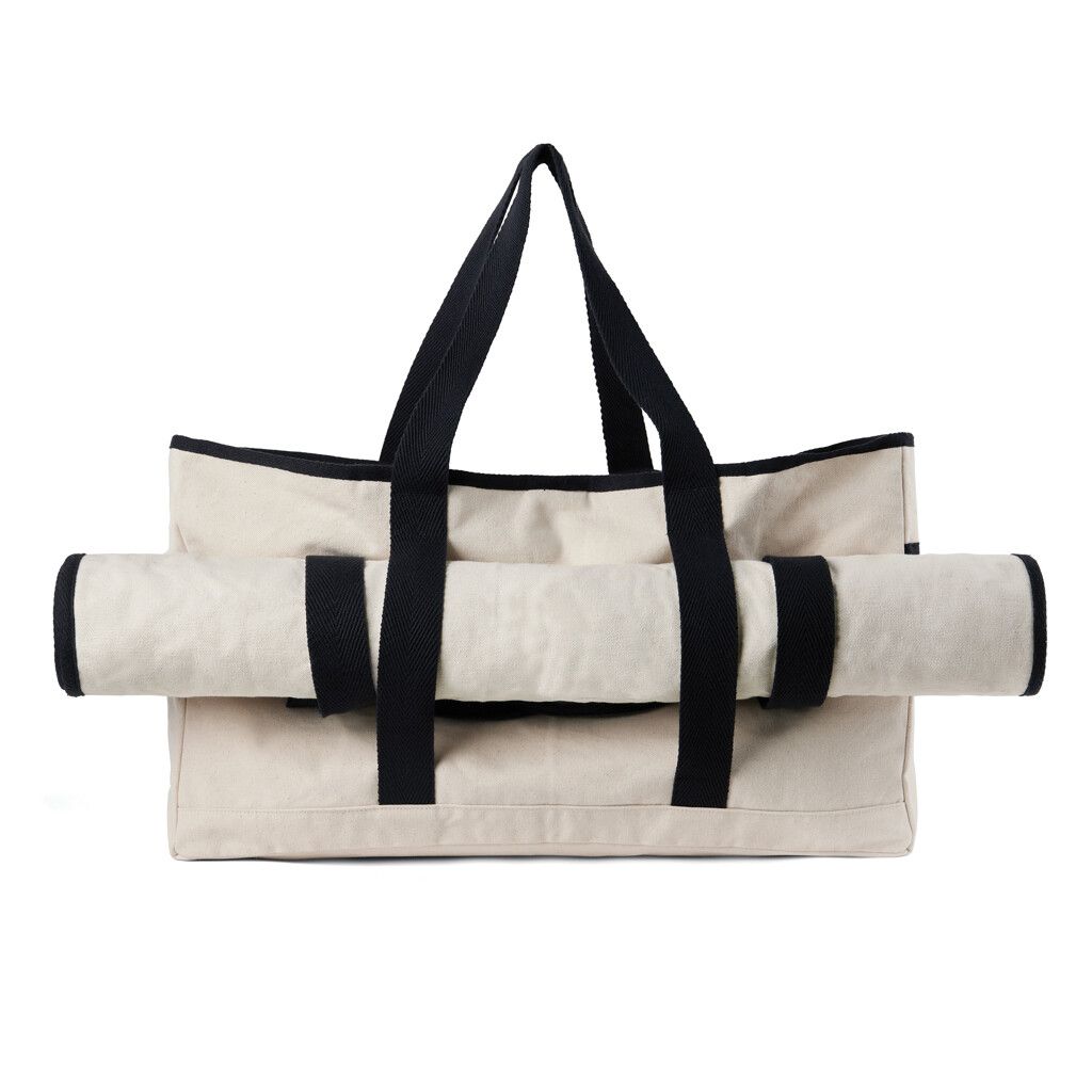 VINGA Volonne AWARE™ Strandtasche aus recyceltem Canvas - off white-466