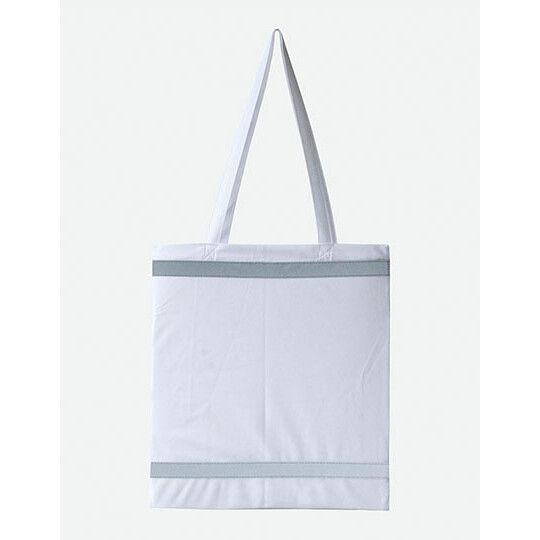 Warnsac® Reflective Shopping Bag With Long Handles - white-736