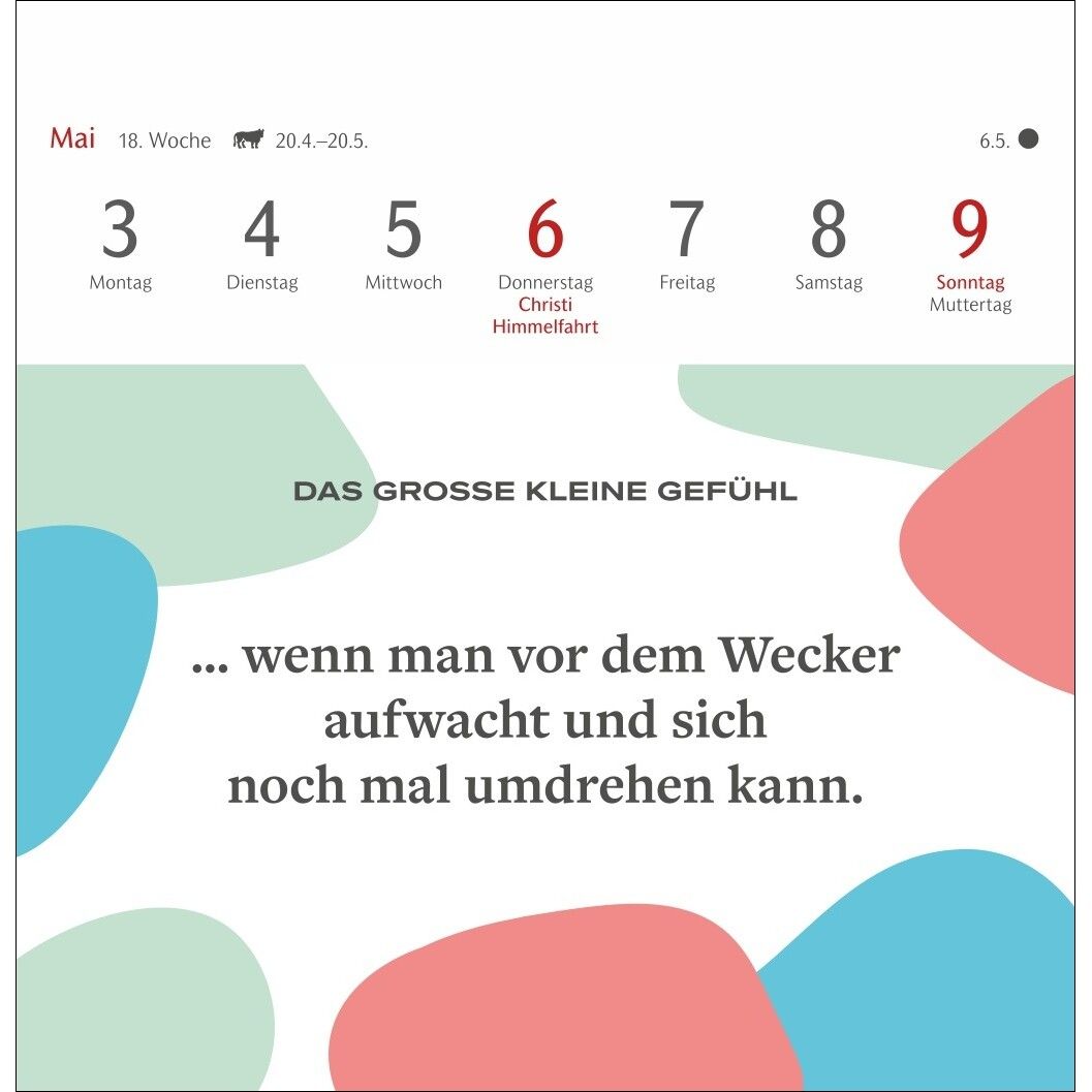 Das große kleine Gefühl Premium-Postkartenkalender-421