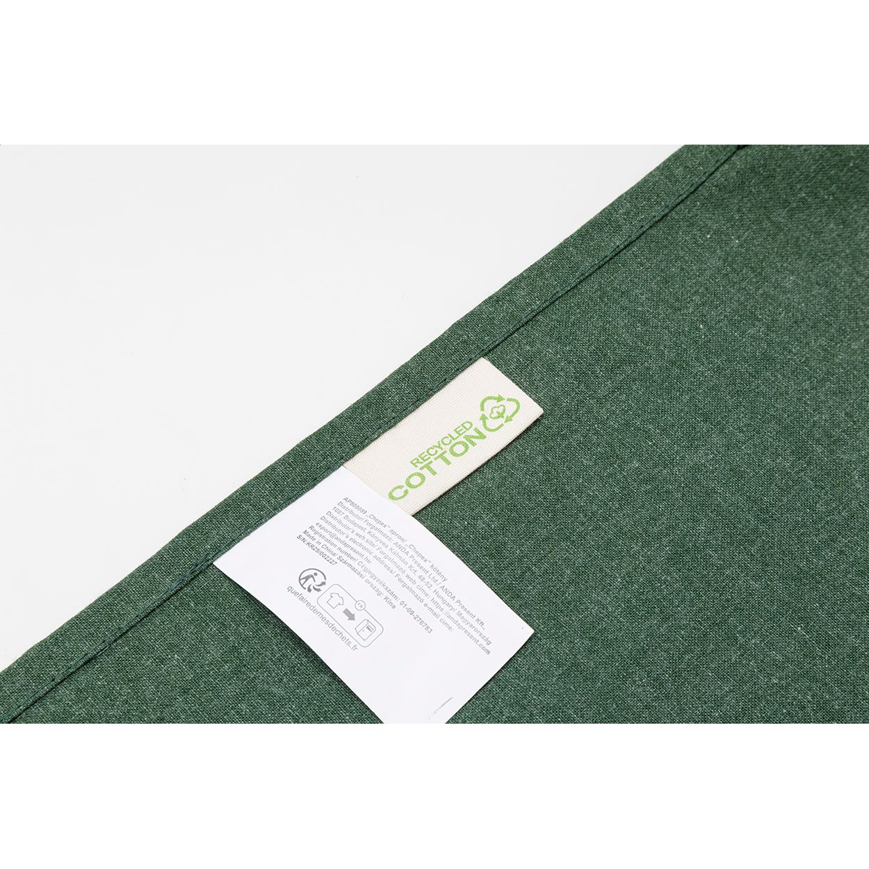 Chepex Schürze aus recycelter Baumwolle - grün-597