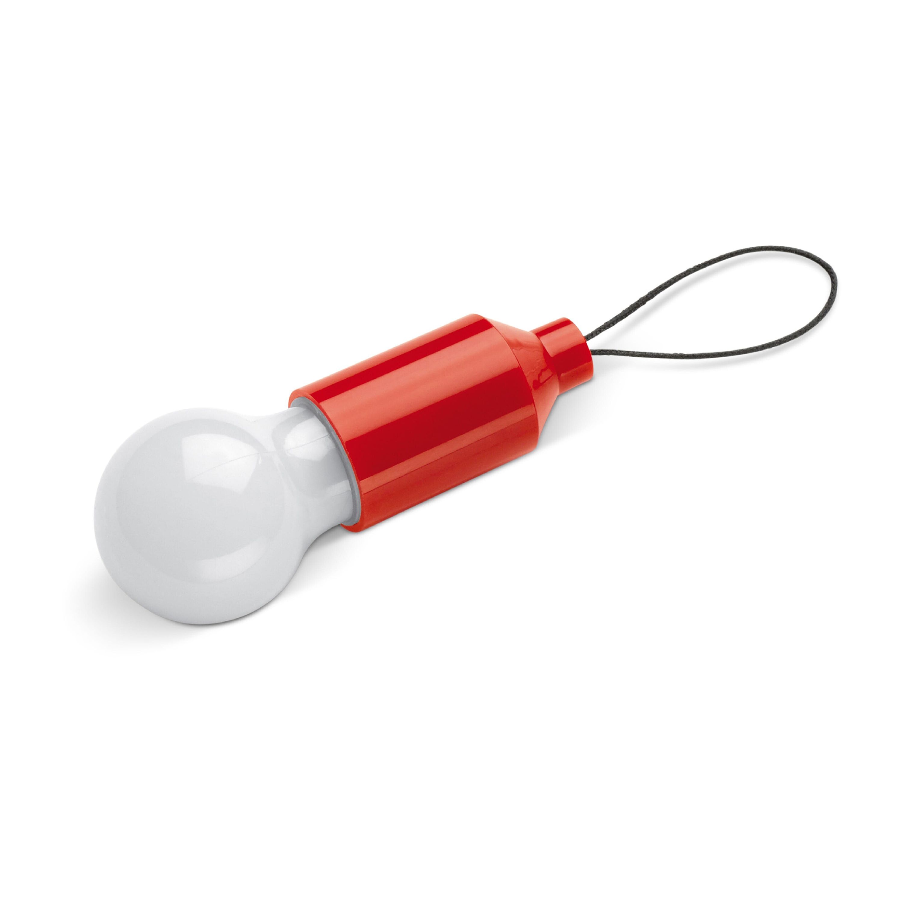 Schlüsselanhänger Glühlampe - rot-652