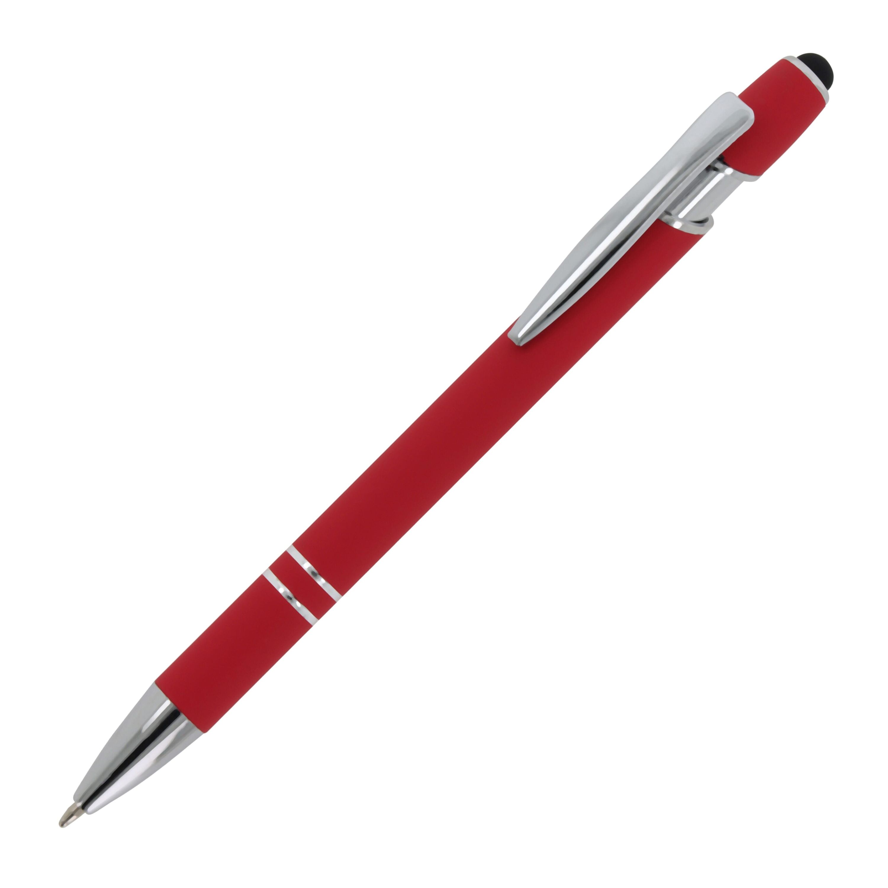 Kugelschreiber Paris Metall Soft Touch - rot-47