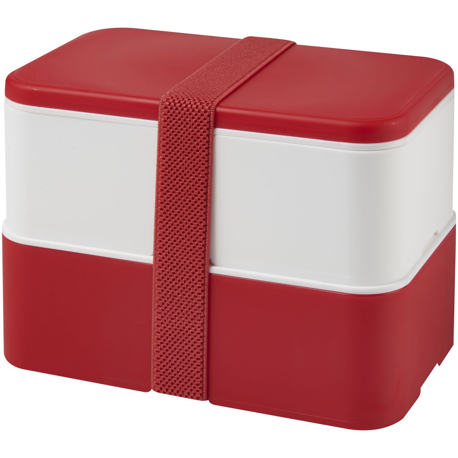 MIYO 700+700 ml Doppel-Lunchbox - rot -  weiss -  rot-102