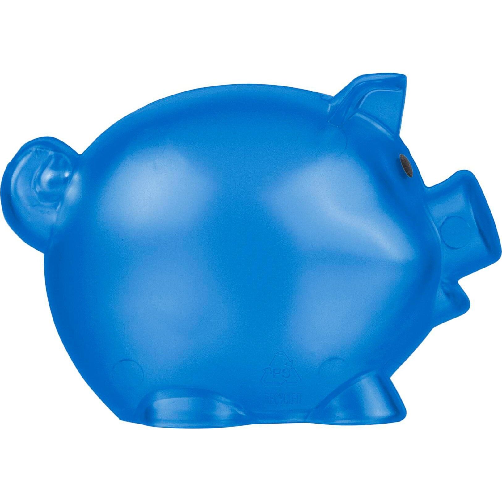 Recyceltes PS-Kunststoff-Sparschwein Vivi - neutral-968