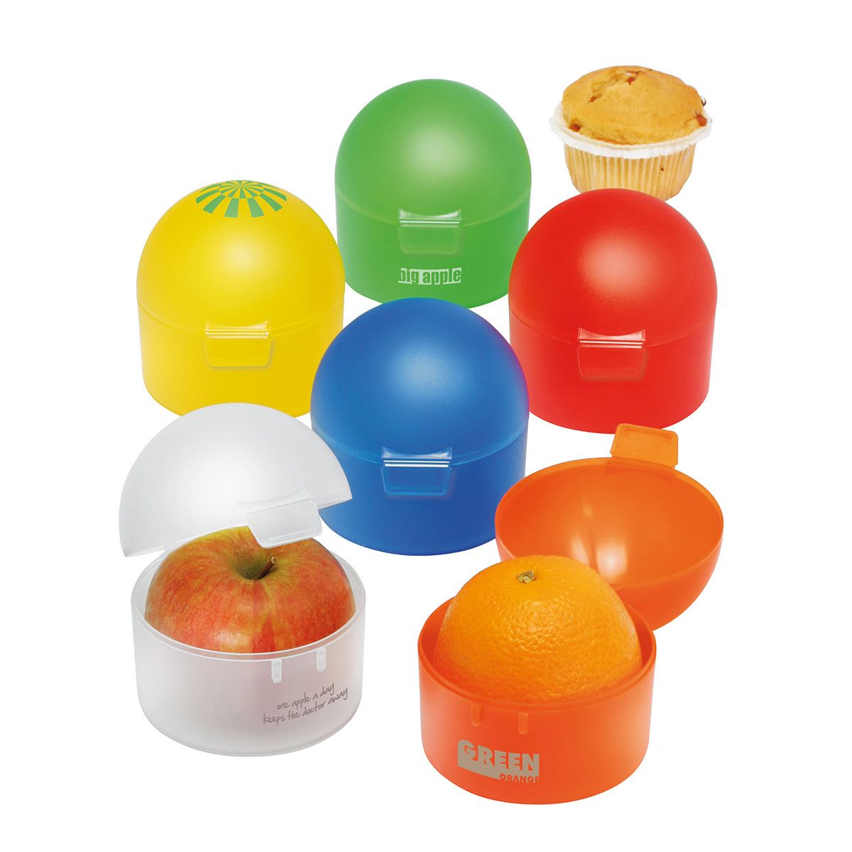 Obstdose - gefrostet orange-949
