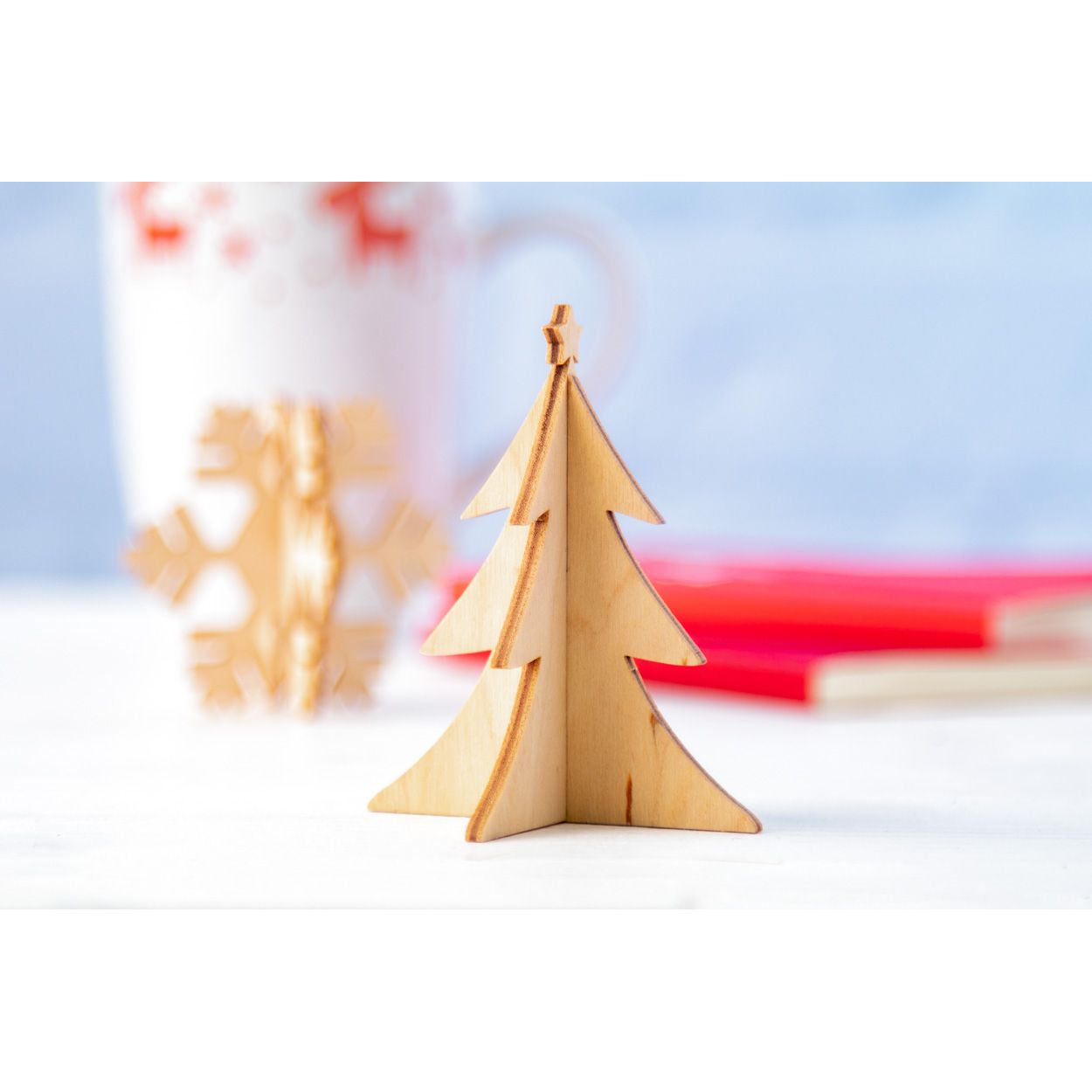 Creax Eco Weihnachtskarte, Tannenbaum - natur-699