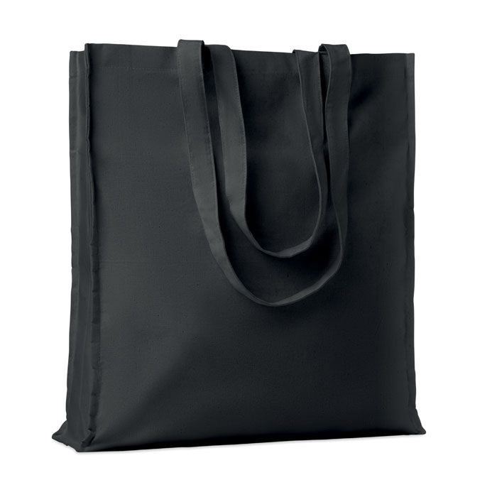 Baumwoll-Einkaufstas 140g/m² PORTOBELLO - schwarz-38