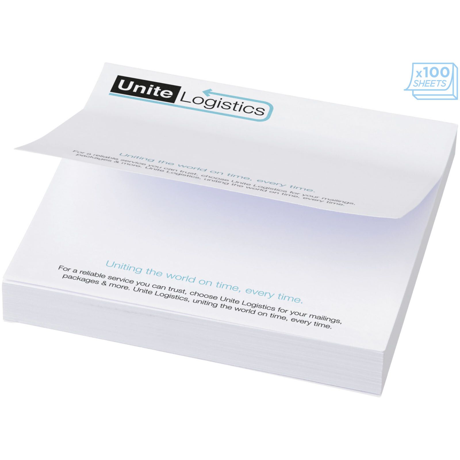Sticky-Mate Haftnotizen 100 x 100 mm - weiss-566