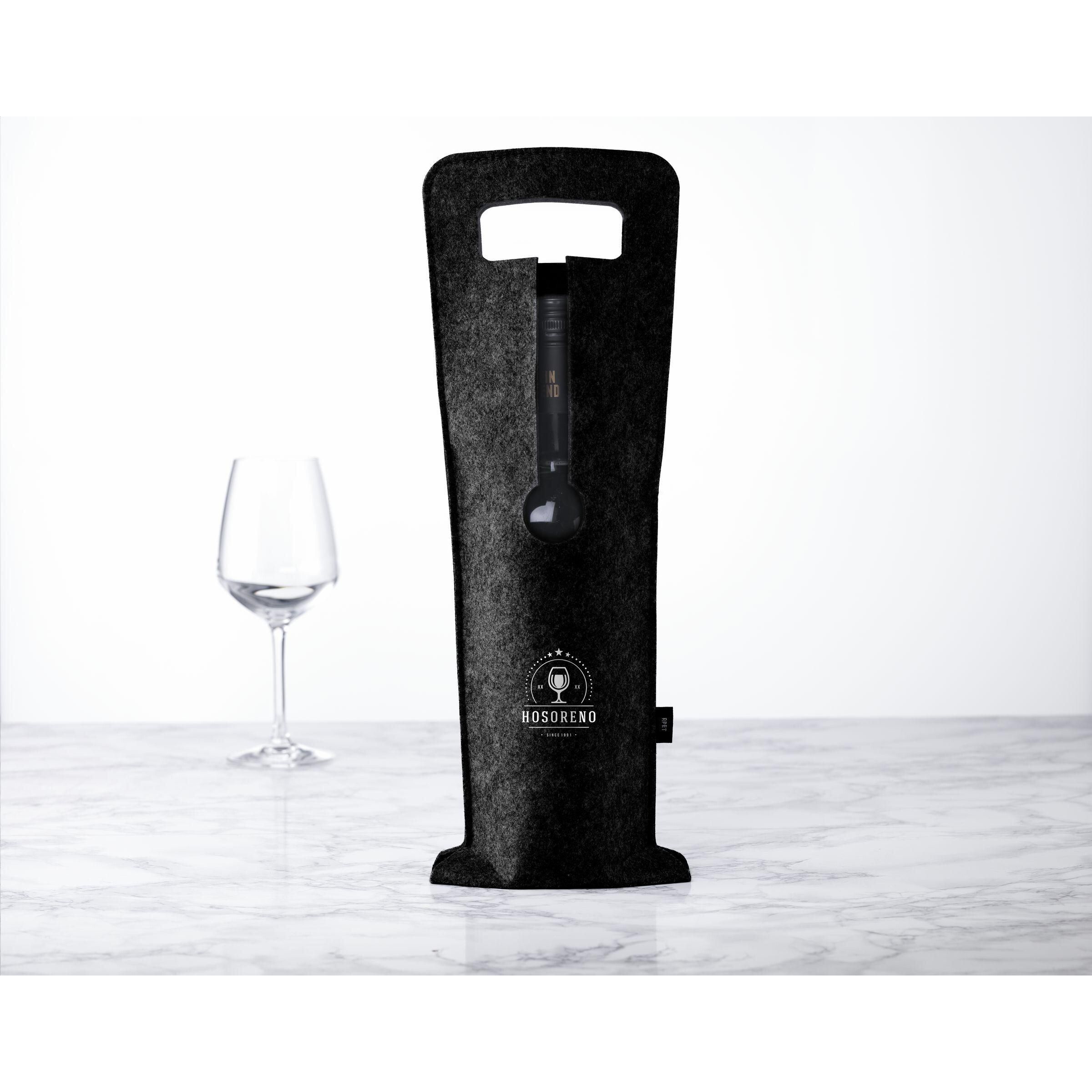 Wine Bag-to-Give GRS RPET Weintasche - schwarz-655