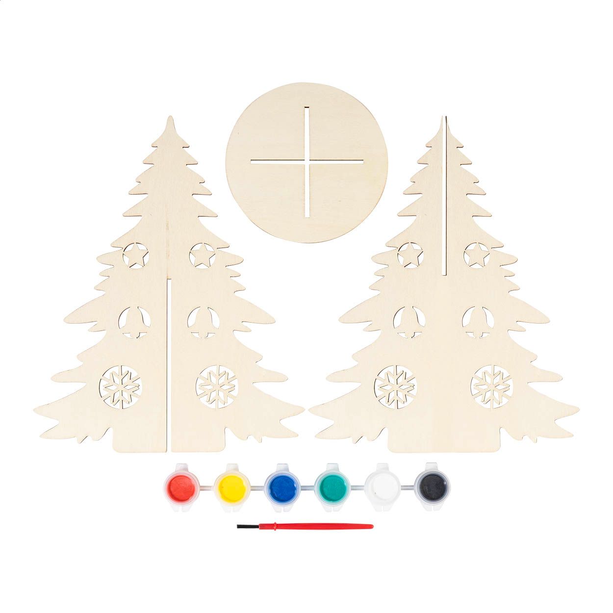 Malagran DIY Weihnachtsbaum - natur - mehrfarbig-819