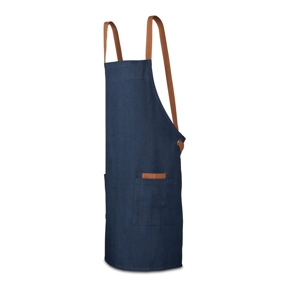 CARDAMOM Schürze aus Baumwolle (80 % recycelt) und Polyester (20 % recycelt) (220 g/m²) - dunkelblau-691
