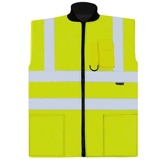 Hi-Vis Reversible Safety Bodywarmer Ural 2-in-1 - signal yellow-781