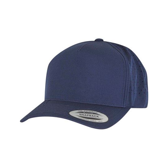 YP Classics 5 Panel Snapback - black-804