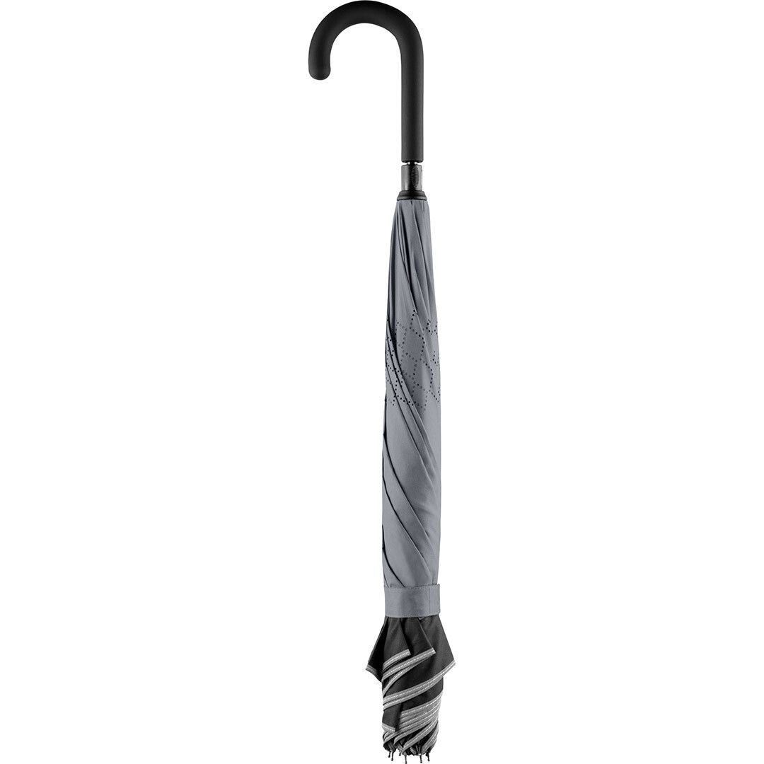 Stockschirm FARE® Contrary Ø109 cm - schwarz - grau-616