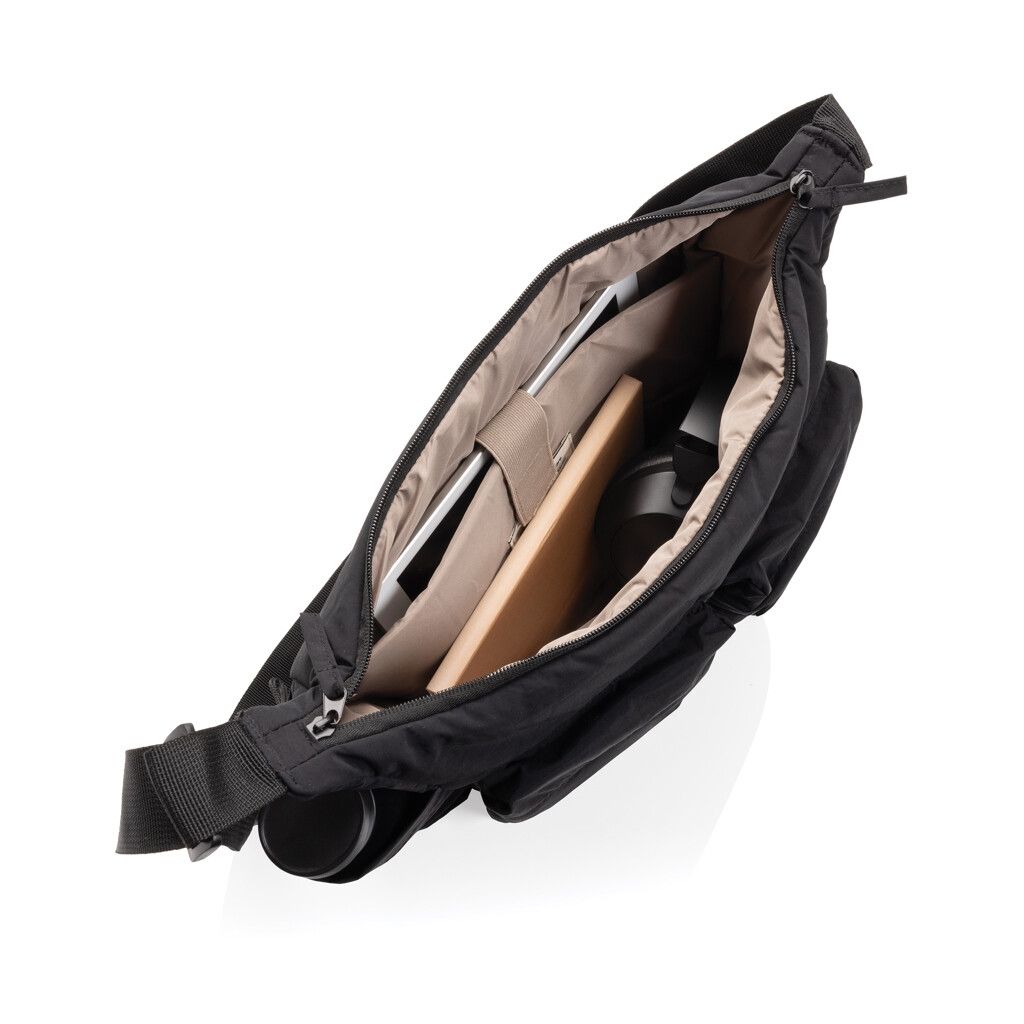 KENTO URBAN gepolsterte Crossover-Tasche aus RCS rec. Nylon - schwarz-282