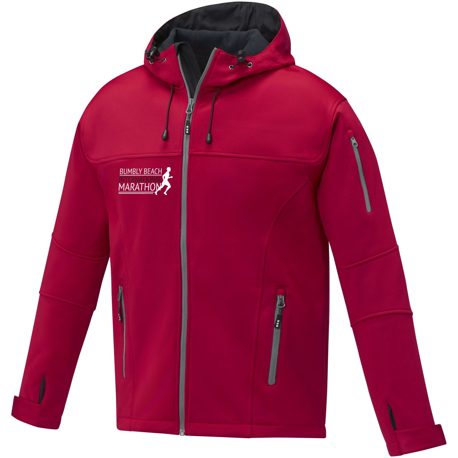 Match Softshelljacke für Herren - rot - L-595