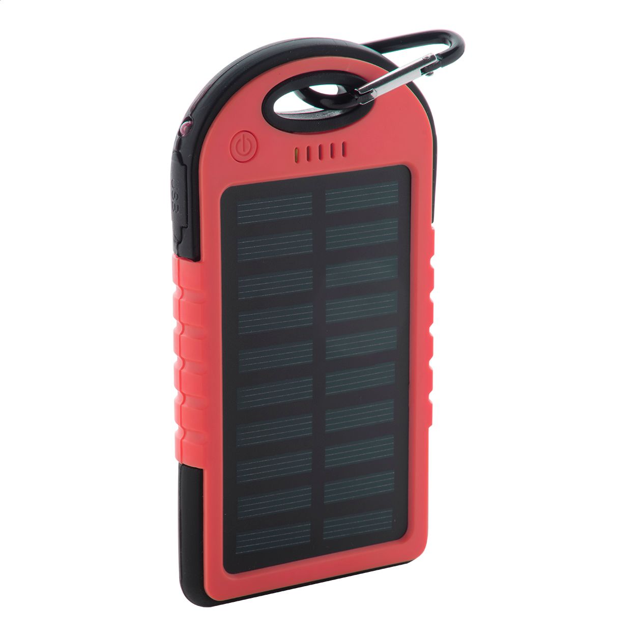 Powerbank Lenard - rot - schwarz-265