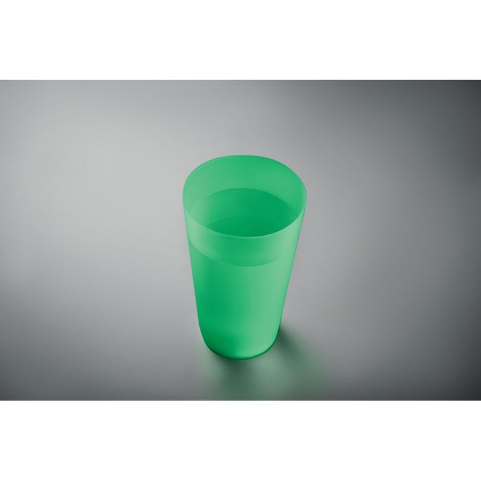 Wiederverwendbarer Becher 500 ml FESTA LARGE - transparent grün-273