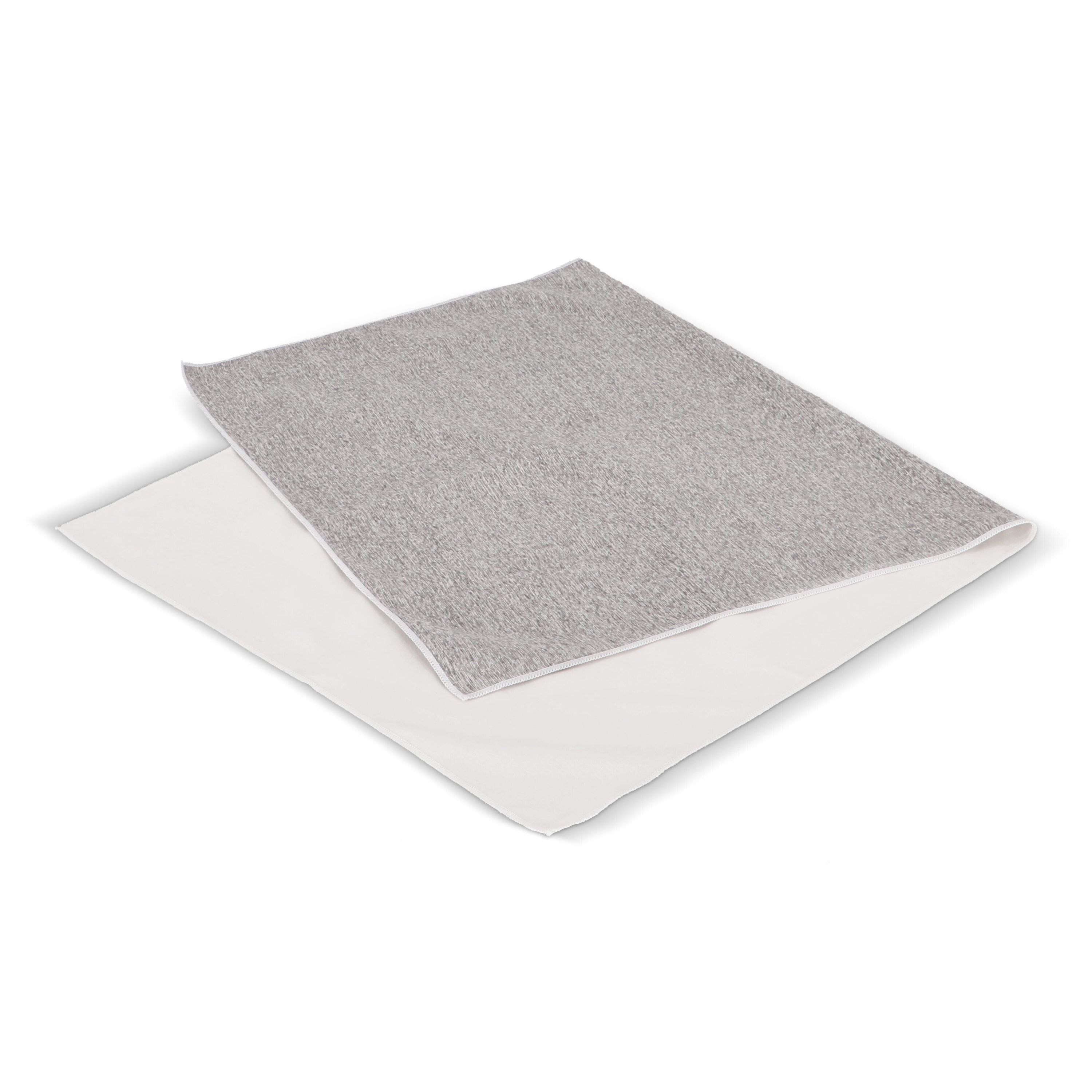 Schnelltrocknendes Handtuch R-PET 50 x 100 cm Sublimation - weiss  -  grau-207