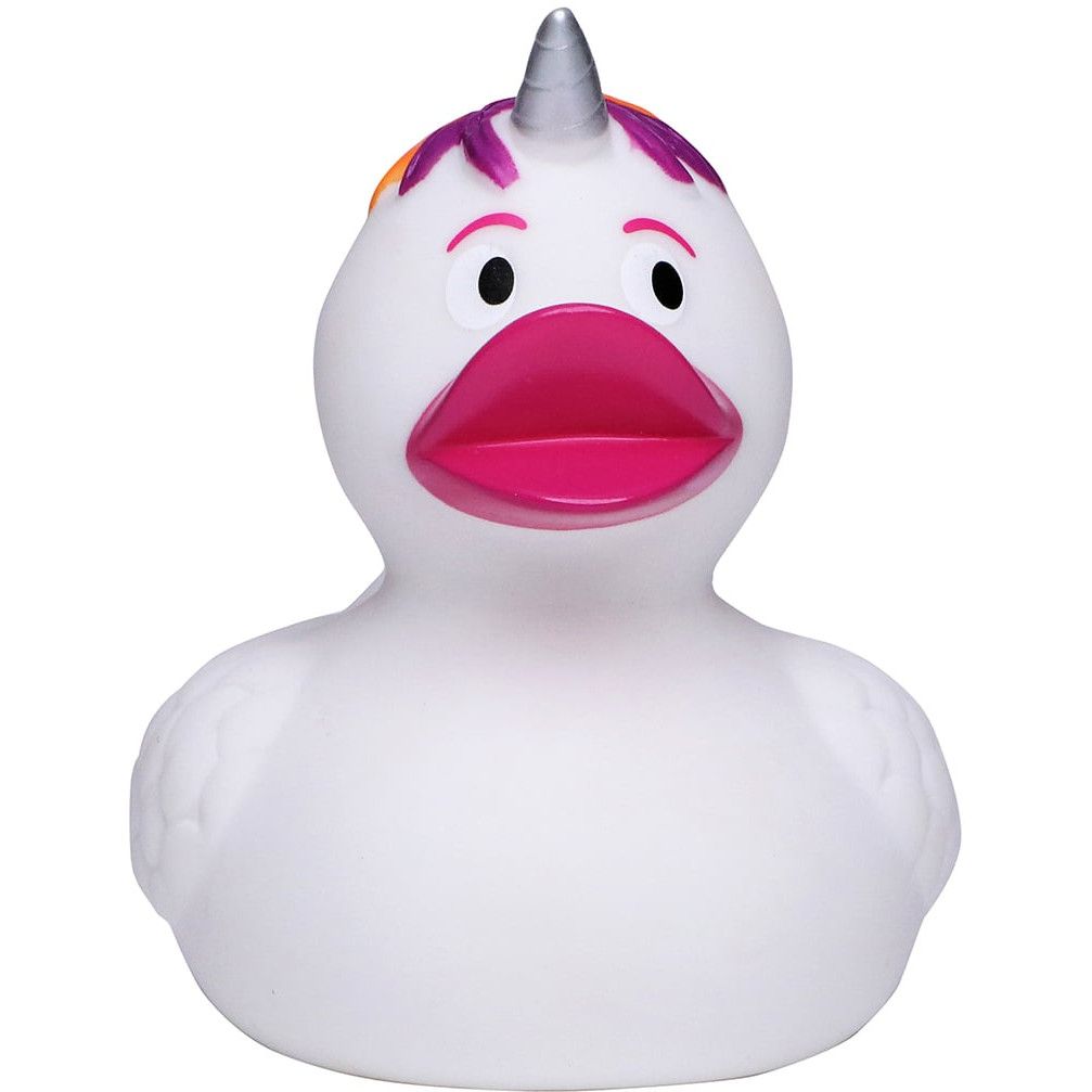 Quietsche-Ente Einhorn - bunt-56