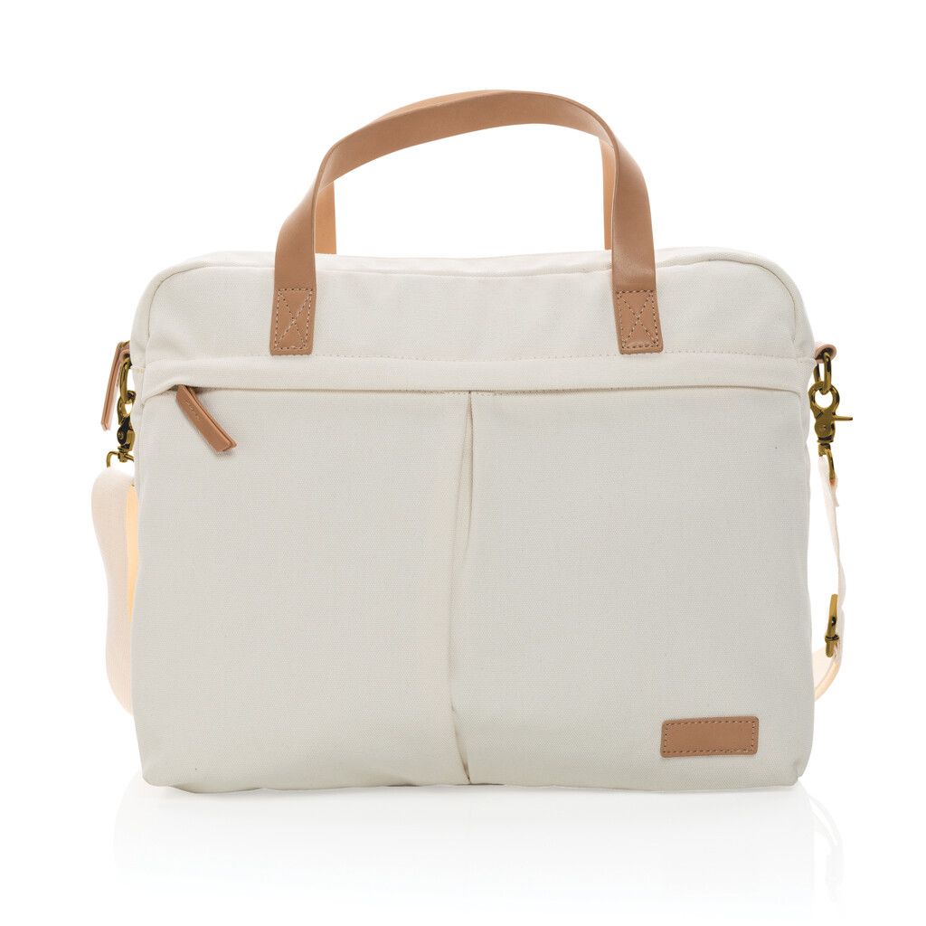 Impact AWARE™ 16 oz. rCanvas Laptop-Tasche - off white-213
