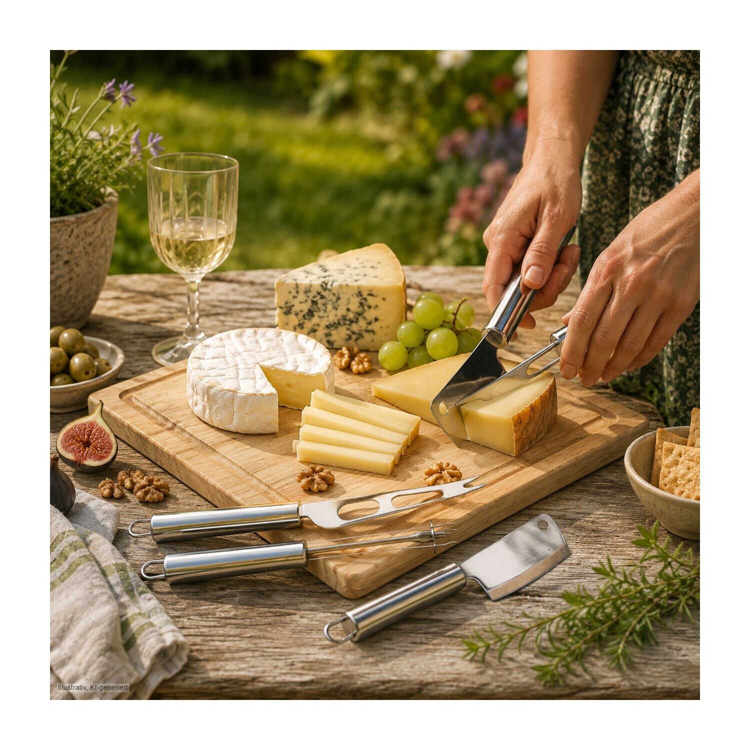 Geschenkset Käse & Wein-448