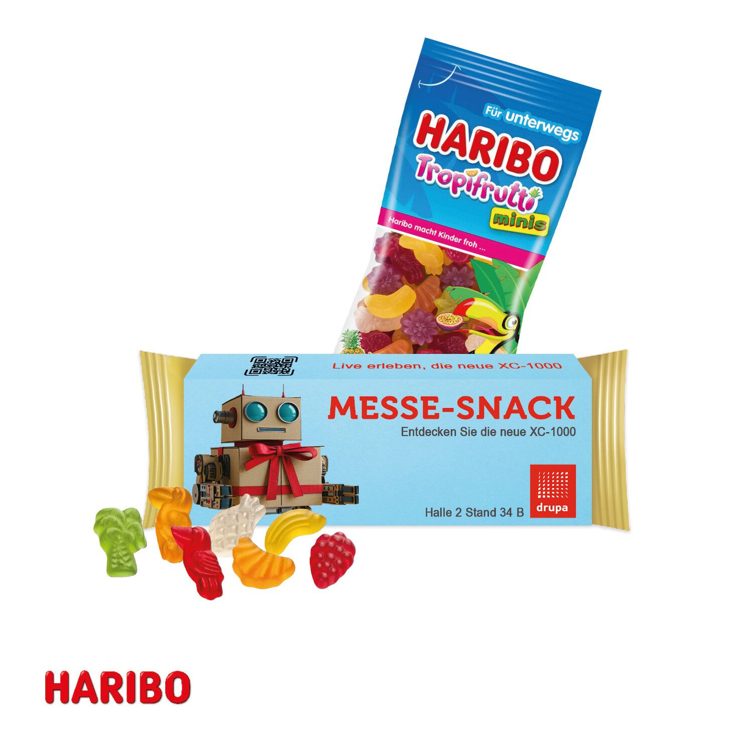 Haribo Tropifrutti im Werbeschuber 75g-719