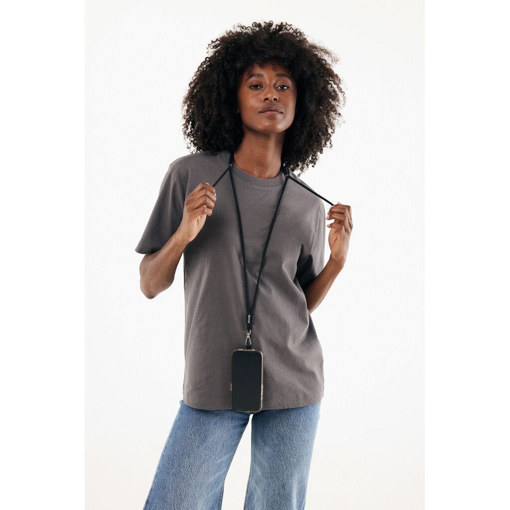 CarryLoop verstellbares Handyband aus RCS rec. PET - schwarz-73
