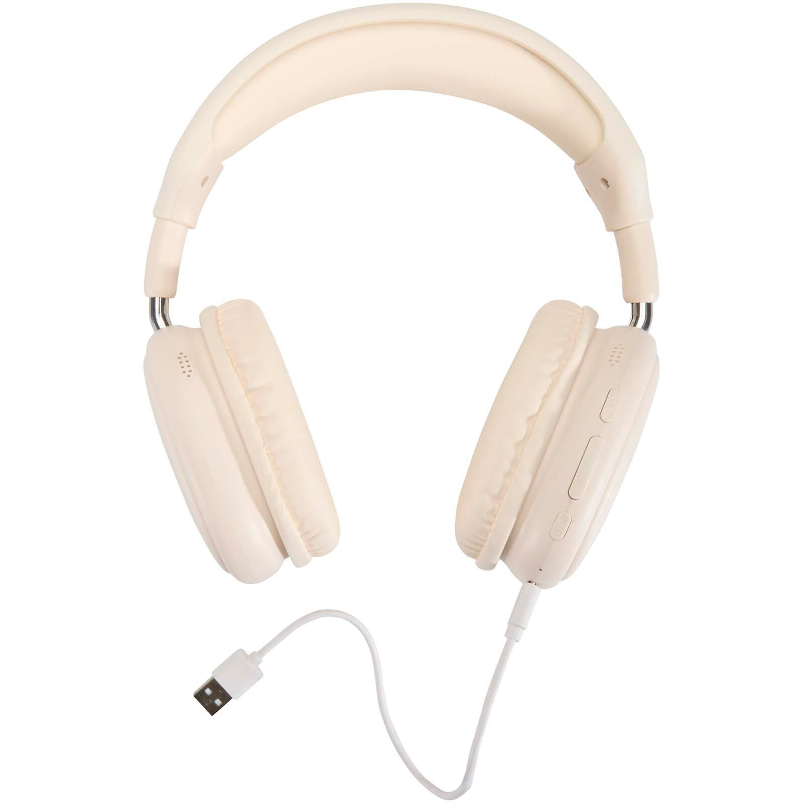 Alzir Over-Ear Wireless Bluetooth Headset aus recyceltem Kunststoff - weiss-264