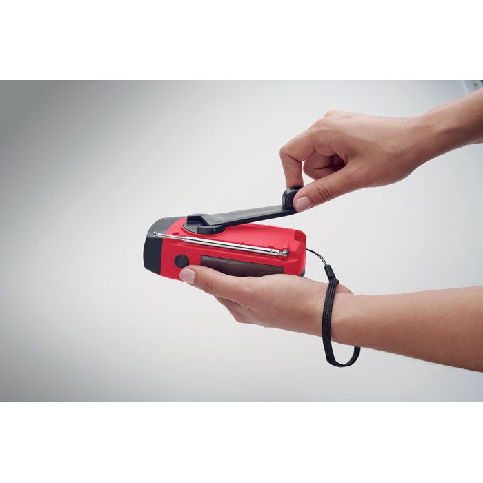 AM/FM Radio mit Taschenlampe MO2746- ONDA - rot-215