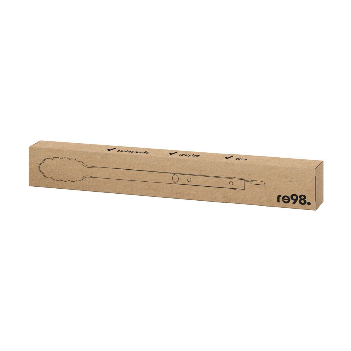 Grillzange RE98-MANISA - schwarz-845