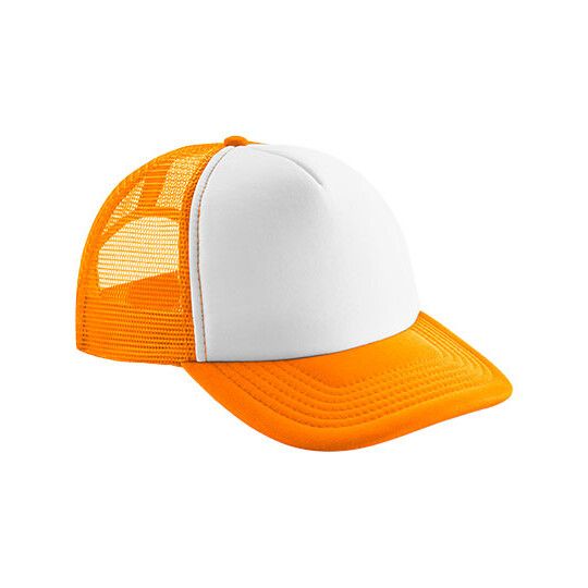 Junior Vintage Snapback Trucker - orange - white-815