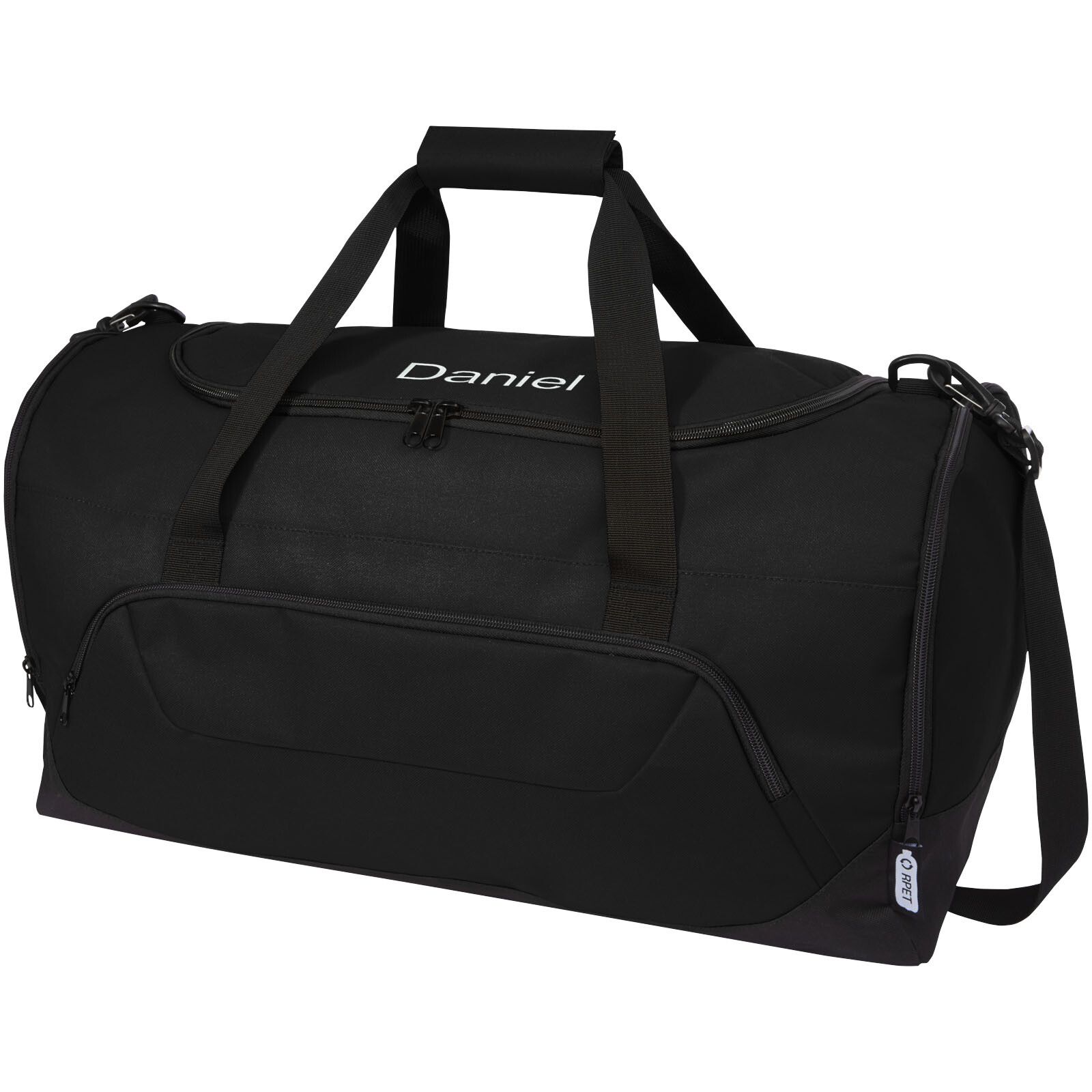 Retrend RPET Reisetasche 40L - schwarz-597