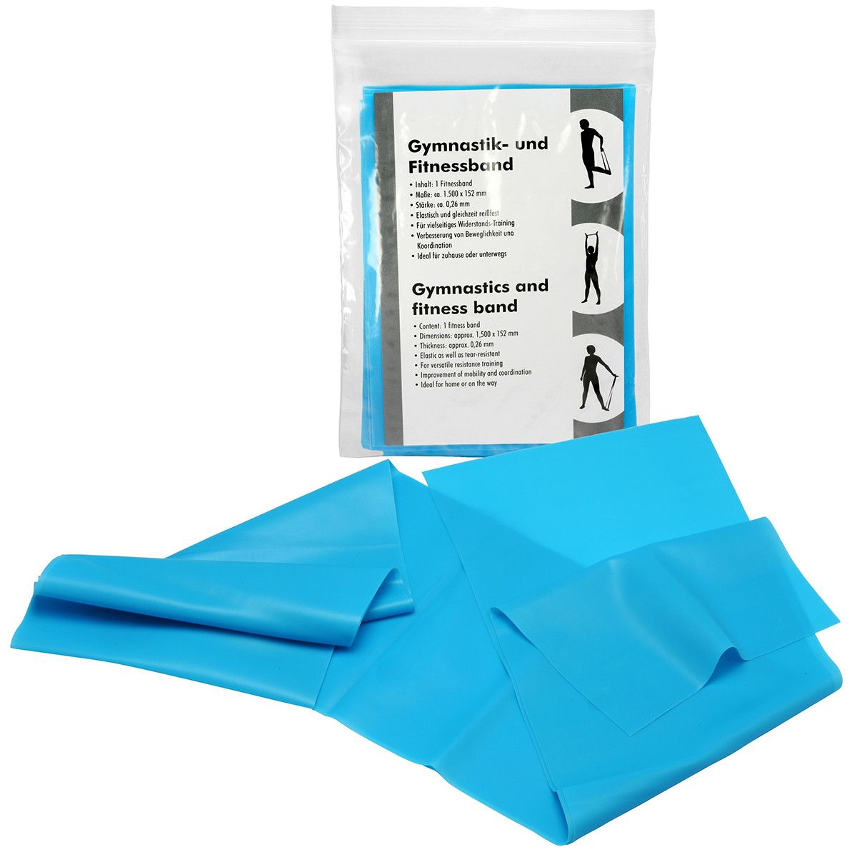 Gymnastik-und Fitnessband - blau-636