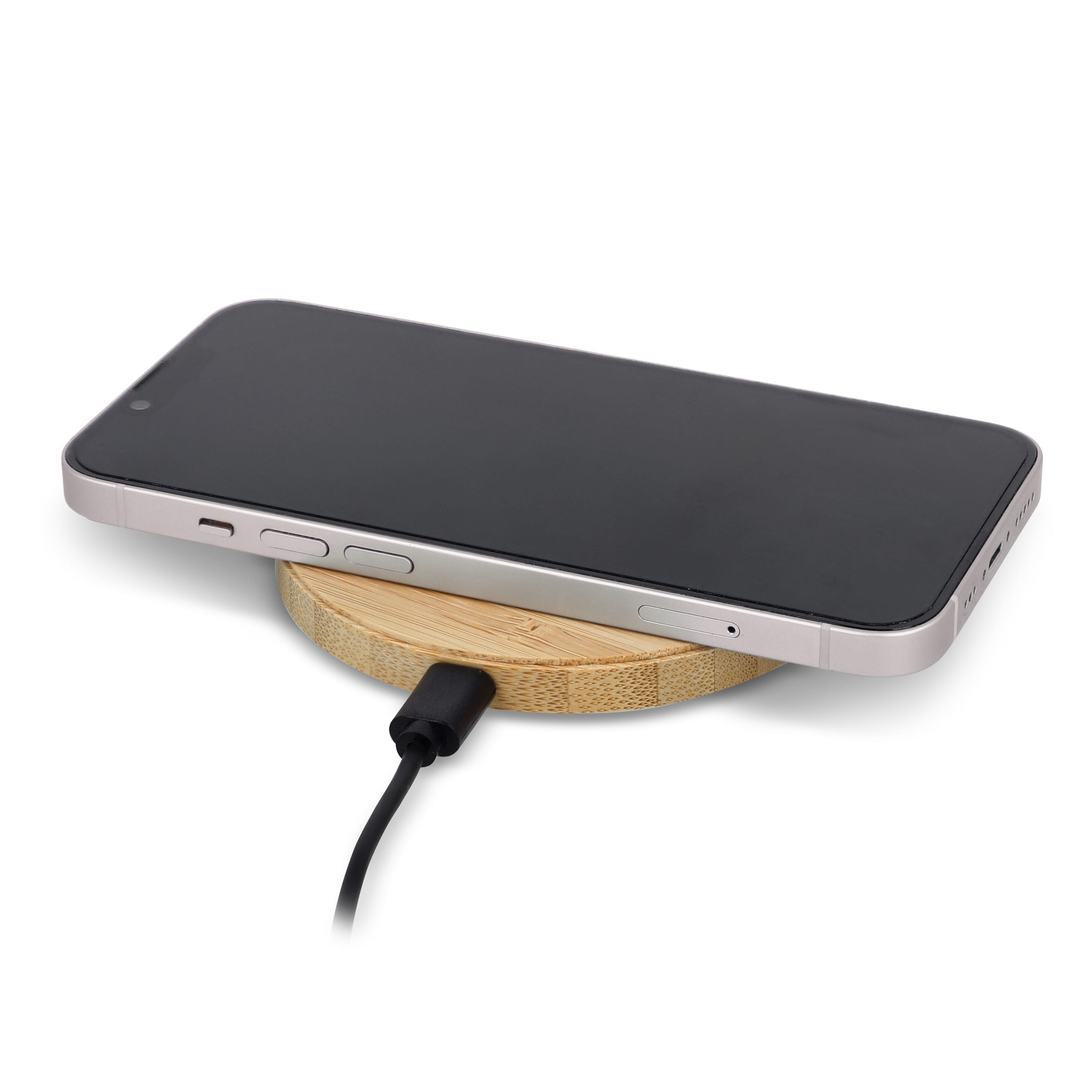 Wireless Ladepad Bambus 15W - natur-287