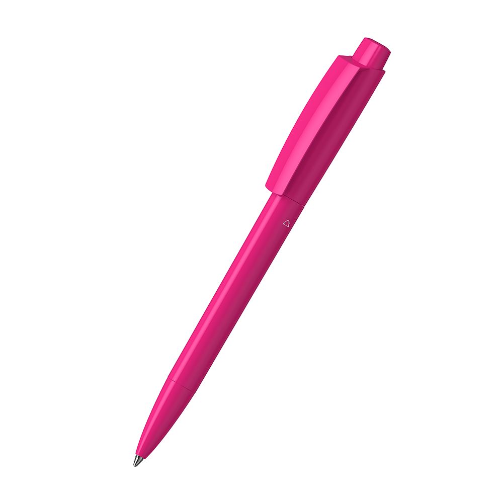 Druckkugelschreiber Zeno recycling antibacterial - magenta-878