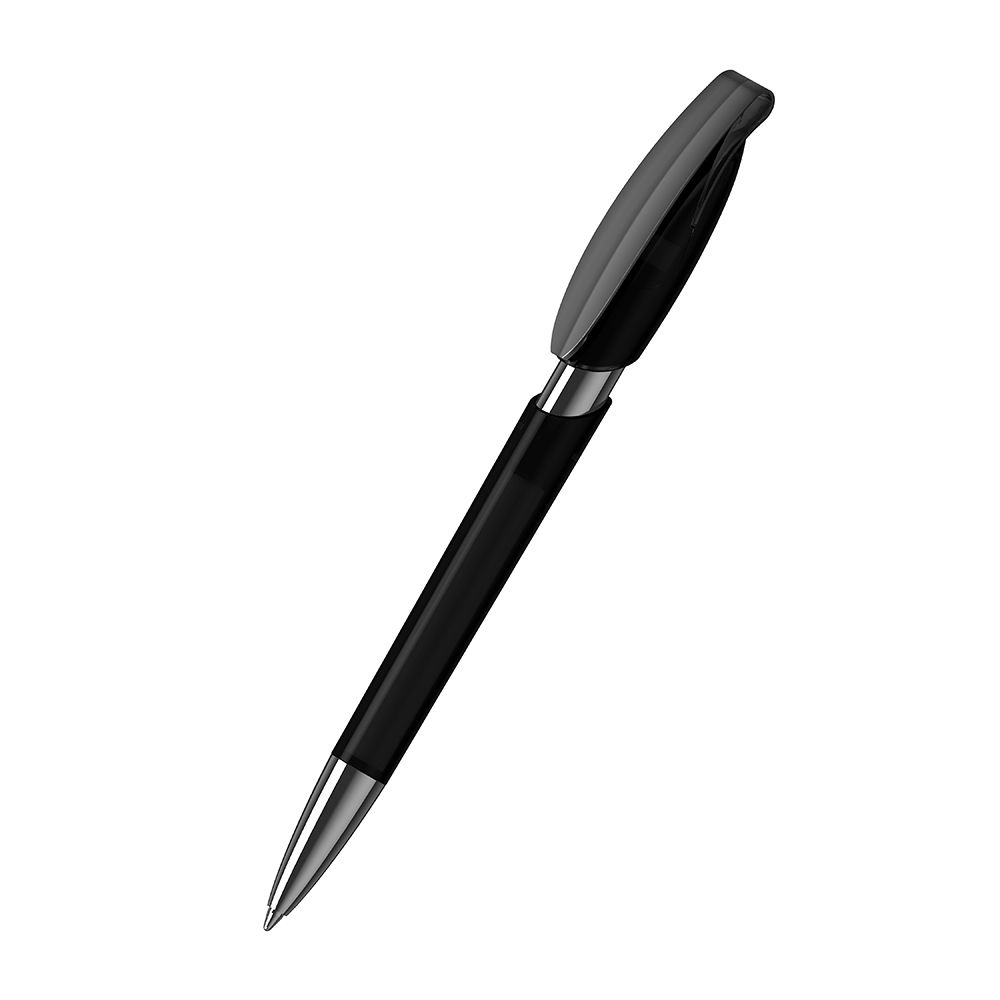 Druckkugelschreiber Rodeo transparent MMn - schwarz transparent-996