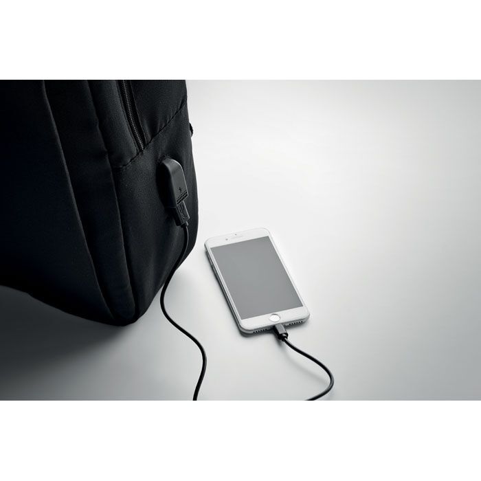 Laptop Rucksack 300D RPET SEOUL - schwarz-383