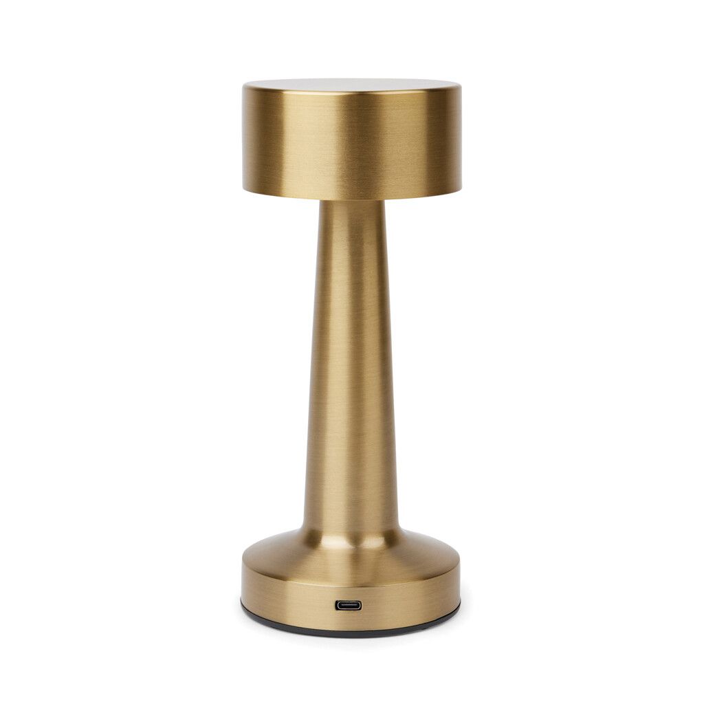 VINGA Maris Tischleuchte aus RCS recyceltem ABS - gold-41