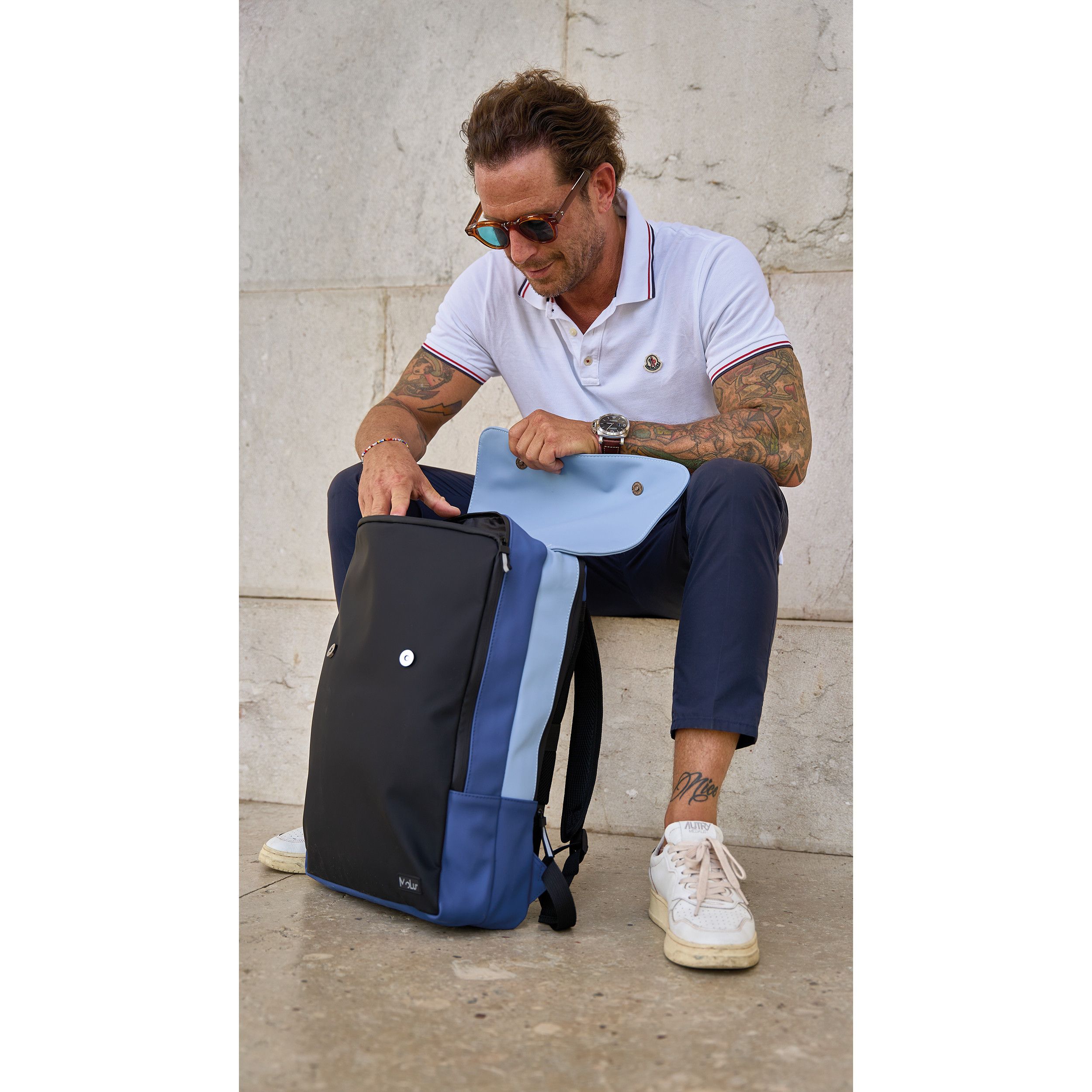 MoLu Rucksack Saint Gilles - dunkelblau-259