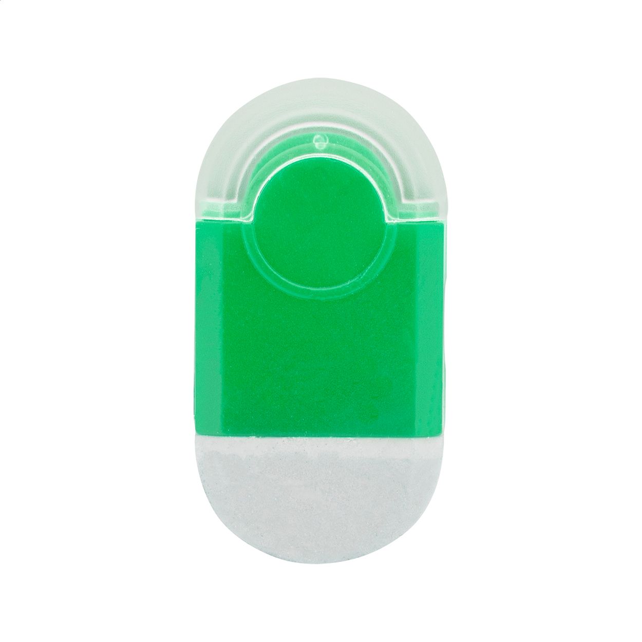 Radiergummi und Spitzer Cafey - grün - weiß-681