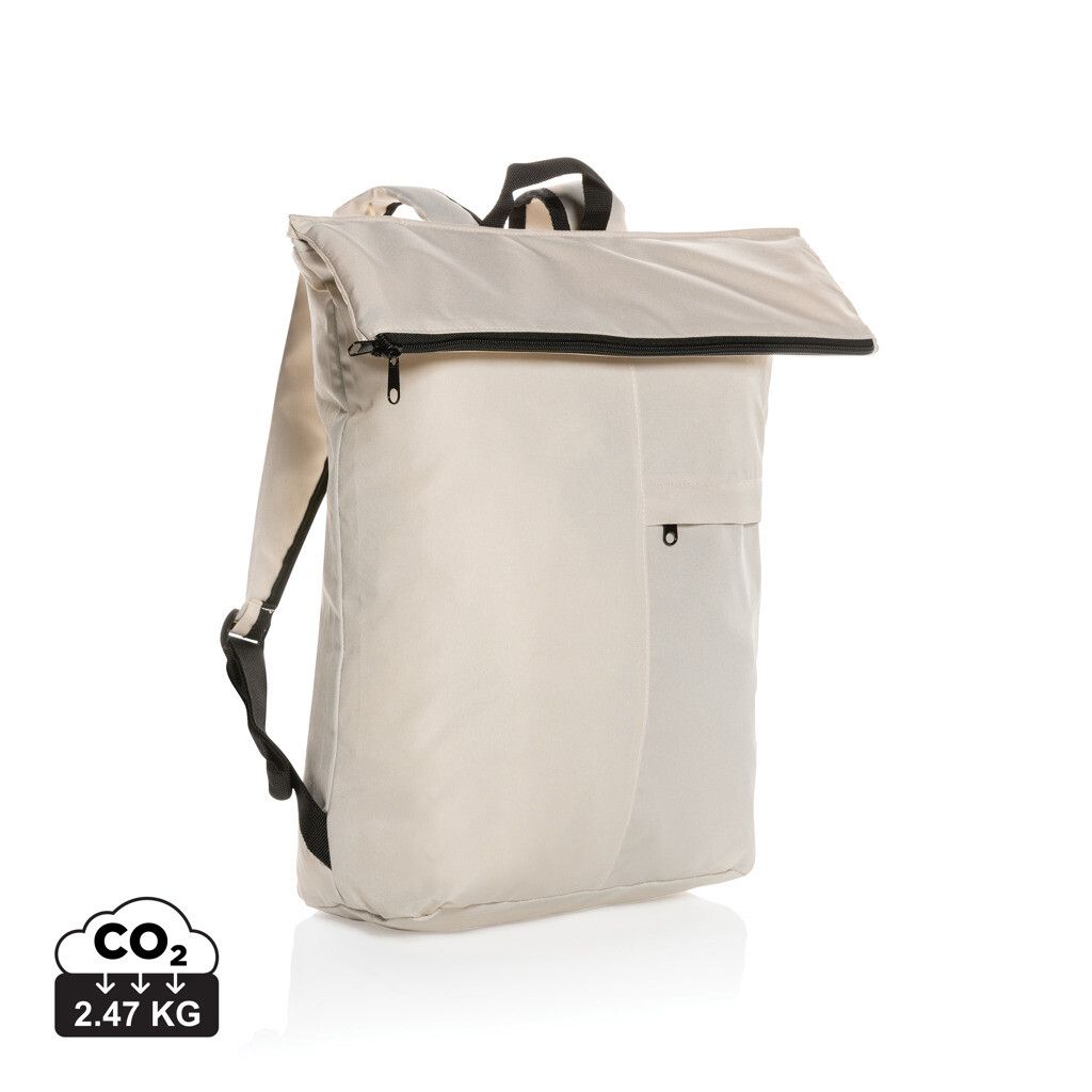 Dillon AWARE™ RPET faltbarer Lightweight-Rucksack - off white-741