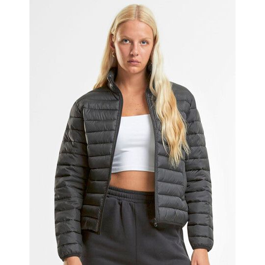 Ladies Light Puffer Jacket - sand-515