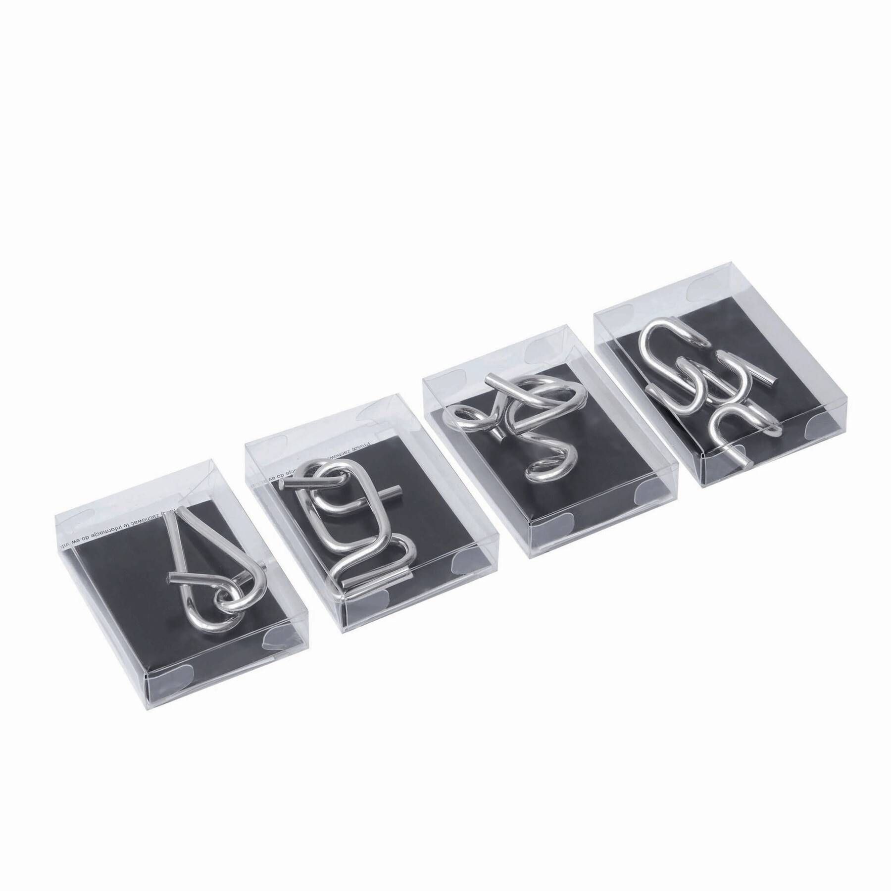 Knobelspiele CLEVER CONCEPTION, 4-fach sortiert, Preis pro Stück - silber-529
