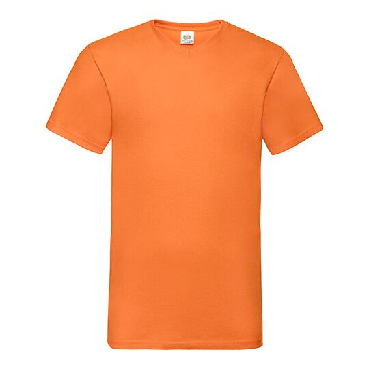 Valueweight V-Neck T - orange-326
