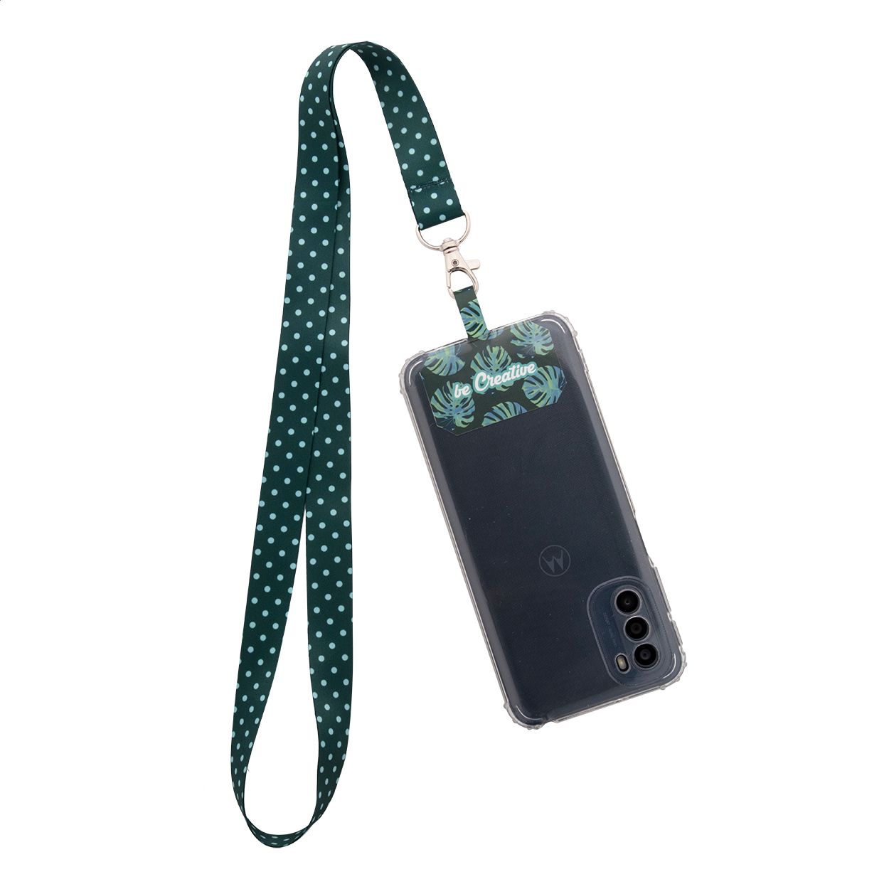 Subyard Mobile RPET individuelles RPET Handyhalter-Lanyard - weiß-761