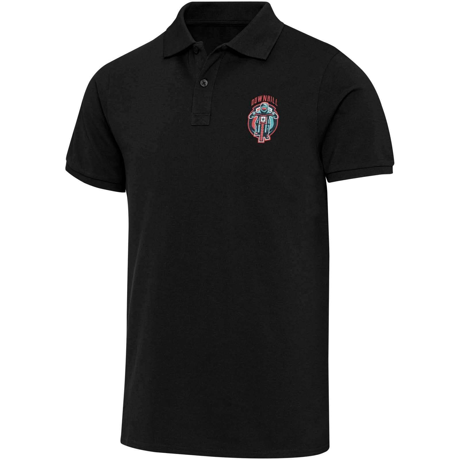 Beryl 220 g/m² Kurzärmeliges Poloshirt Bio-Recyclingmaterial (OCS), unisex - schwarz-393